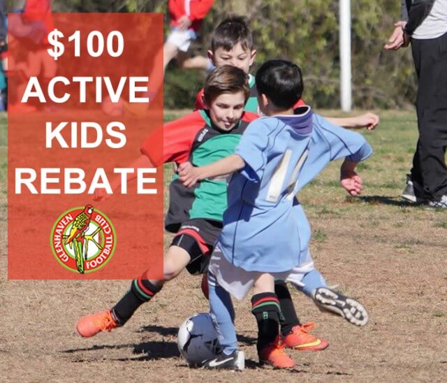 GLENHAVENFC $100 ACTIVE KIDS REBATE